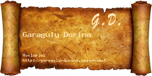 Garaguly Dorina névjegykártya